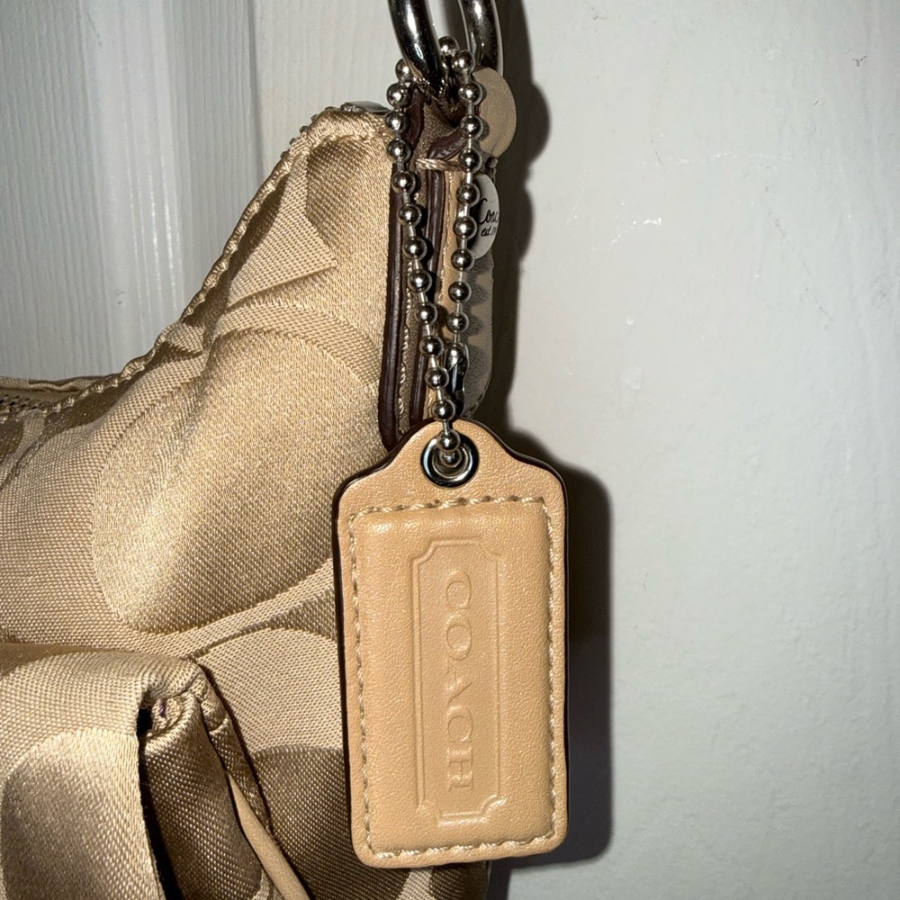 NWOT - Coach Kristin Signature Pleated Flap Crossbody Bag - Picture 11 of 14